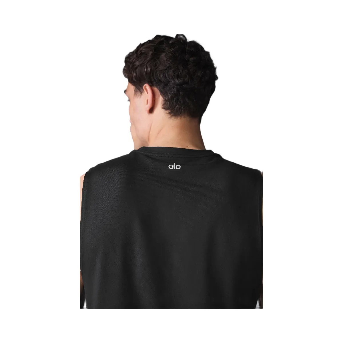 Alo Men's Conquer Muscle Tank - Black - HypeFly India View 4