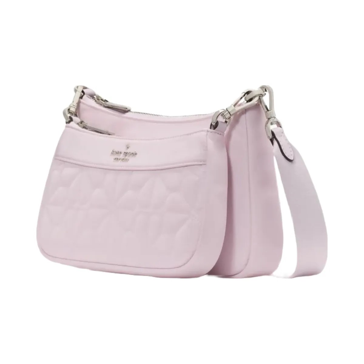 Kate Spade Duet Quilted Fabric Small Crossbody Pale Amethyst - HypeFly India View 2