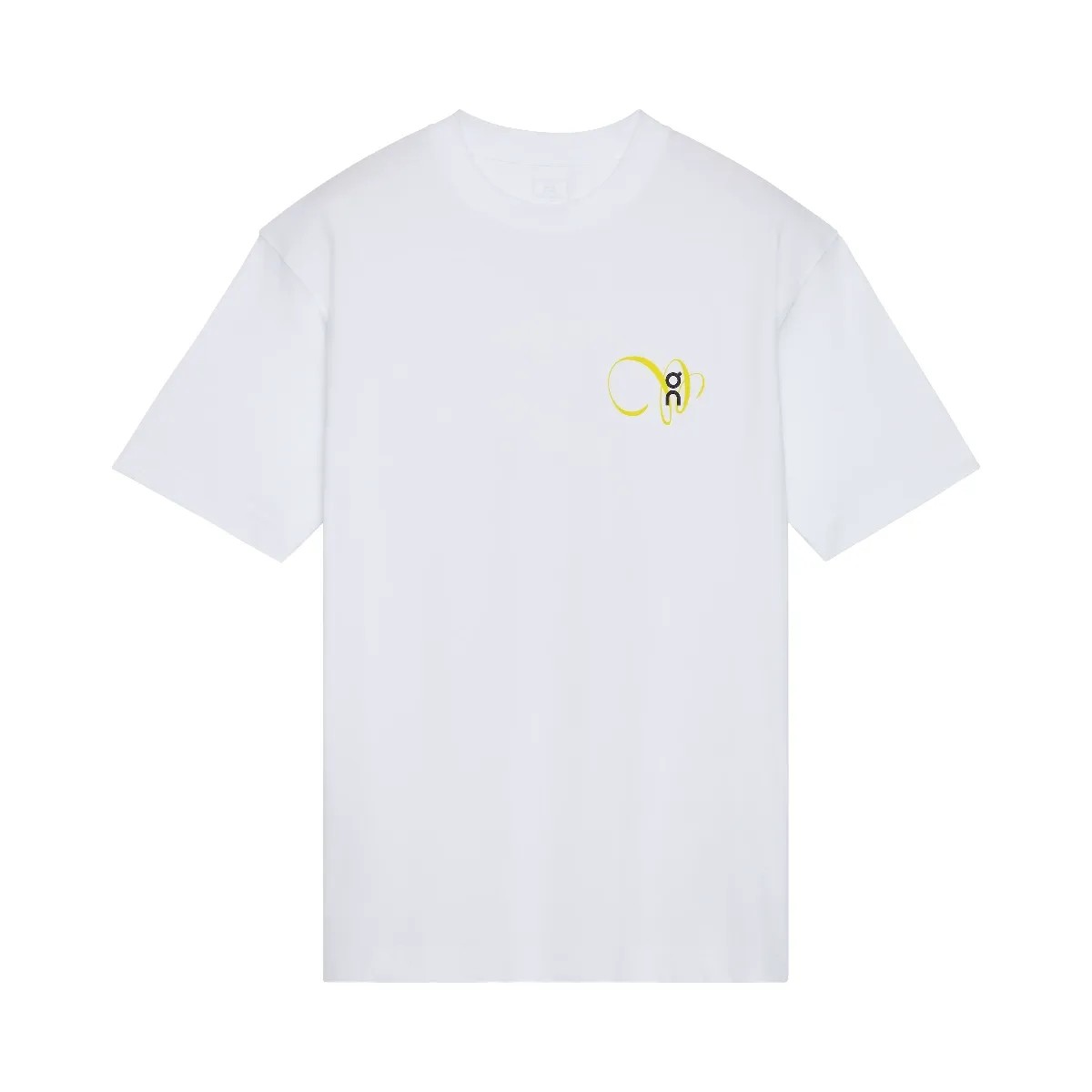 On Club-T Graphic White | Lime - HypeFly India View 1