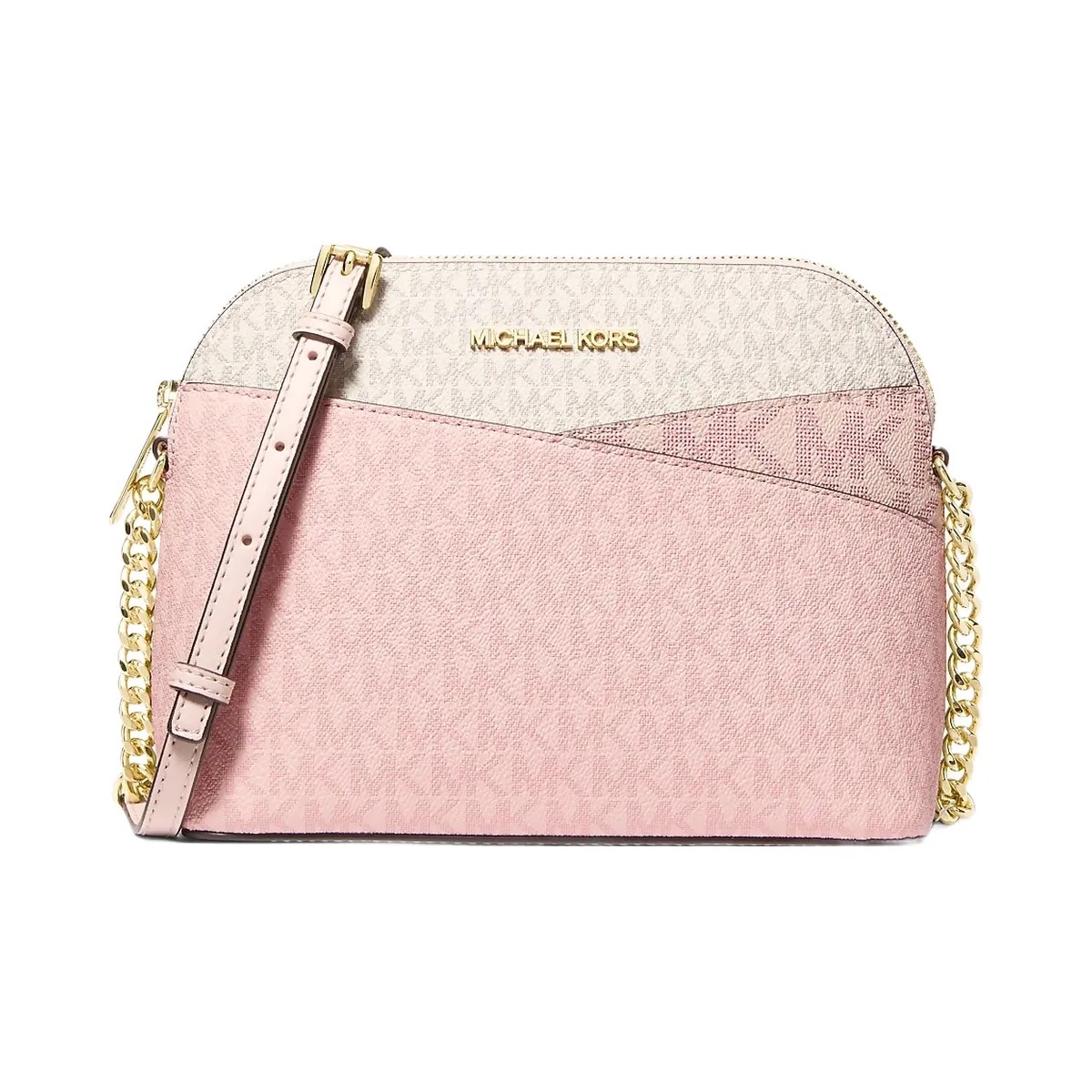 Michael Kors Jet Set Travel Medium Color-Block Signature Logo Crossbody Bag Pwd Blsh Mlt - HypeFly India View 1