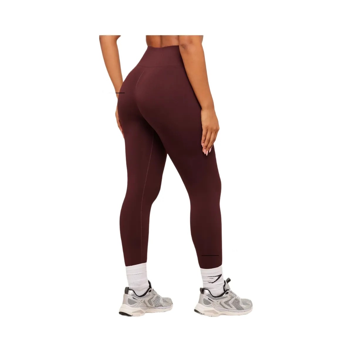 Gymshark Soft Sculpt Leggings - Rich Maroon - HypeFly India View 2
