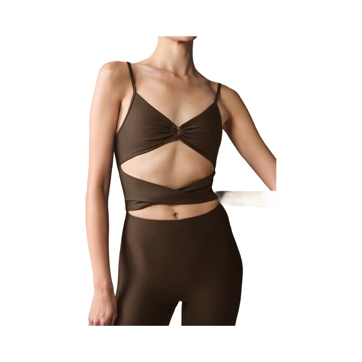 Alo Women's Airlift A-List Onesie - Espresso - HypeFly India View 1