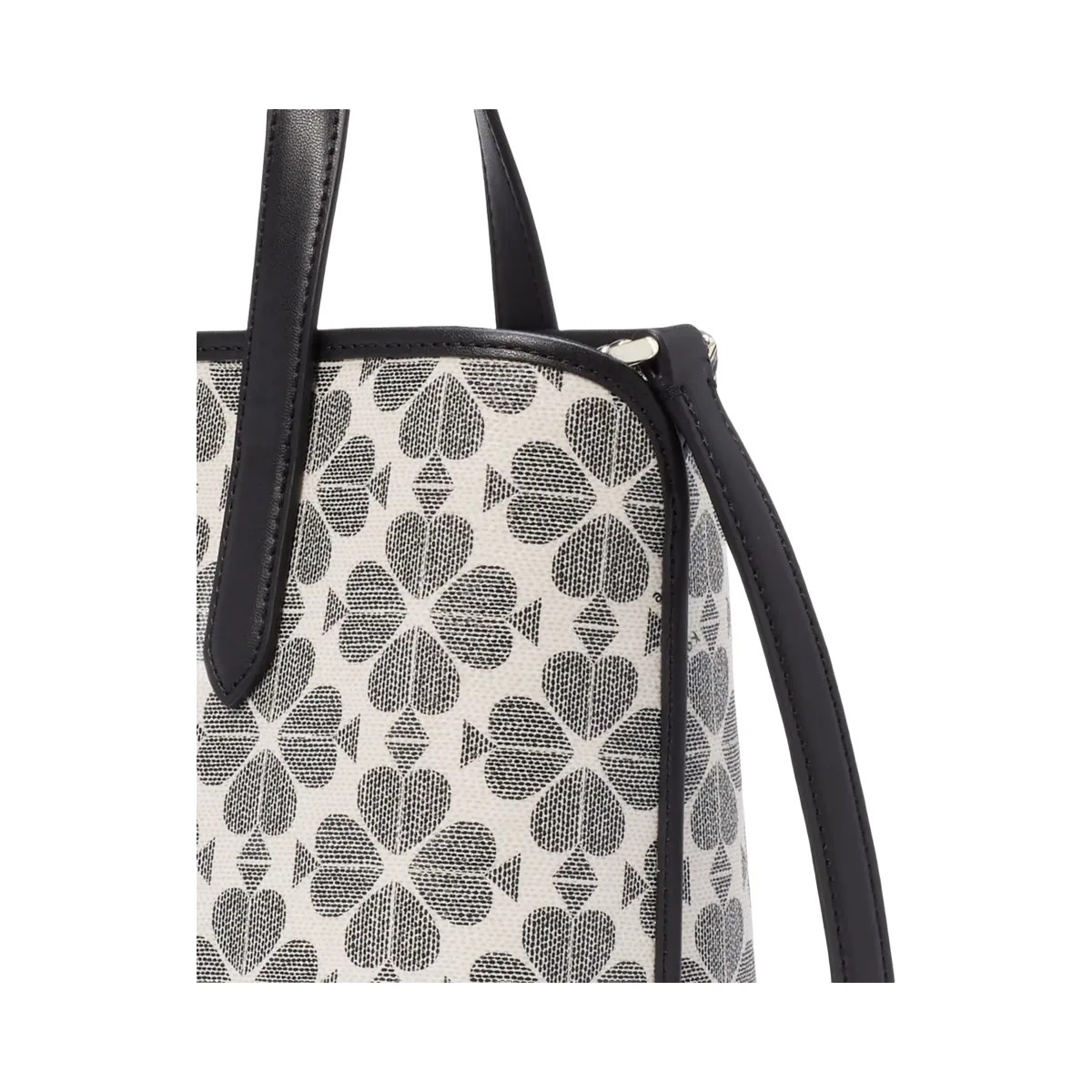 Kate Spade Flower Small Tote Black Multi - HypeFly India View 6