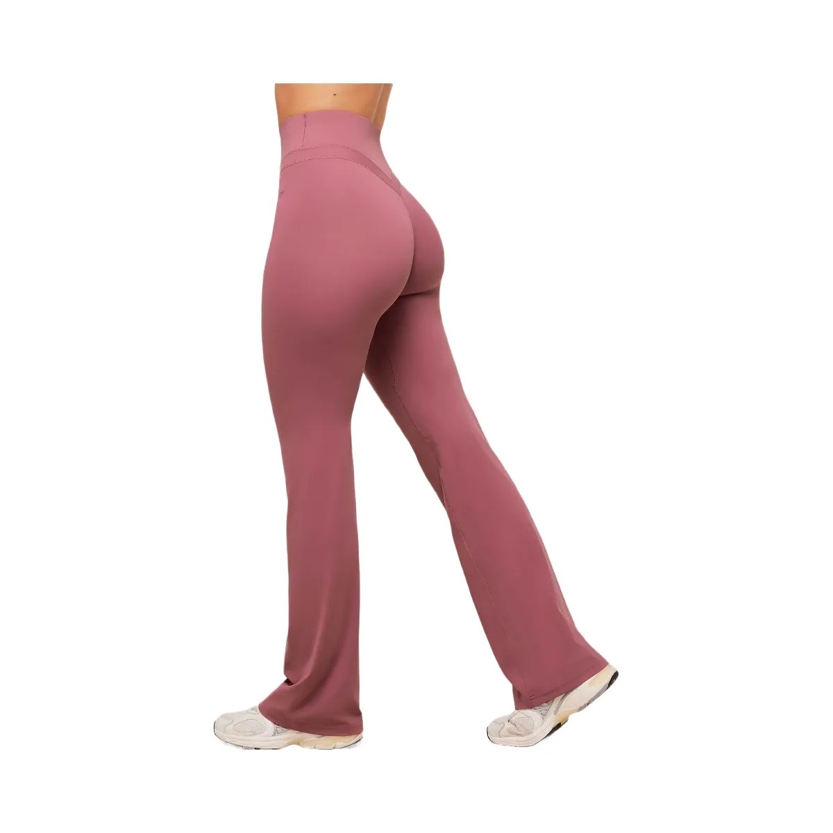 Gymshark Whitney Flared Leggings - Reset Pink - HypeFly India View 3