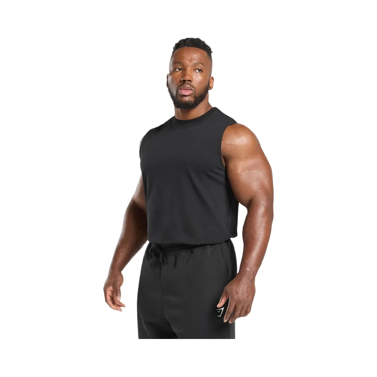 Gymshark Everyday Tank 2 Pack - White/Black - HypeFly India View 4