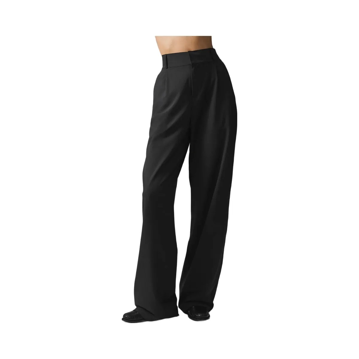Alo Women's High-Waist Dreamscape Trouser (Regular) - Black - HypeFly India View 3