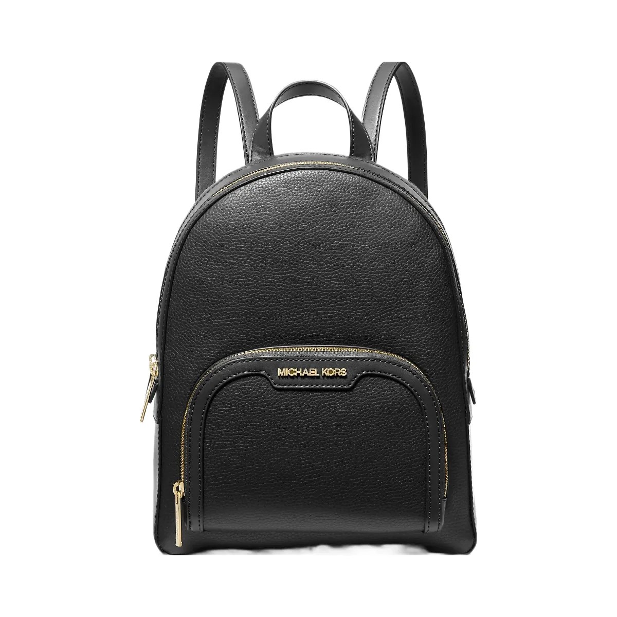 Michael Kors Jaycee Medium Pebbled Leather Backpack Black - HypeFly India View 1