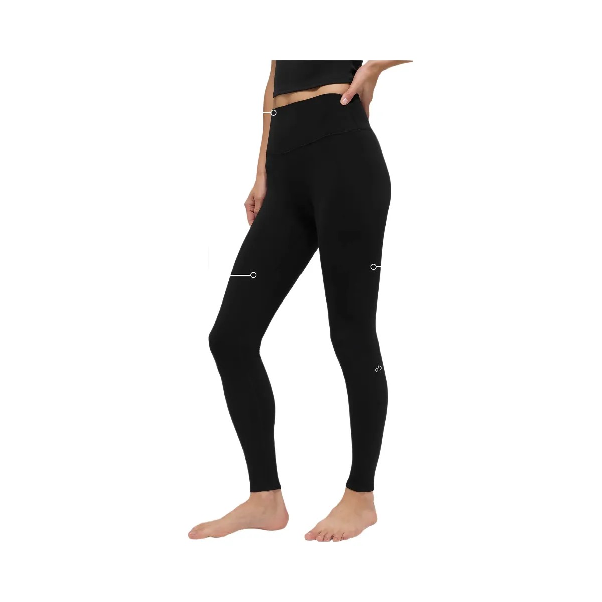 Alo Women's ALO Softsculpt High-Waist Legging - Black - HypeFly India View 2
