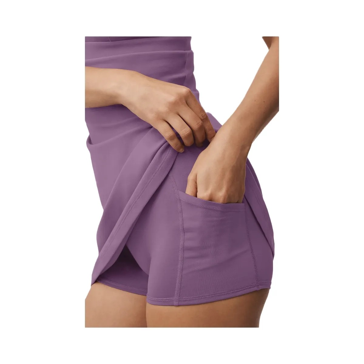Alo Women's Airbrush Splendor Dress - Plum Kiss - HypeFly India View 2
