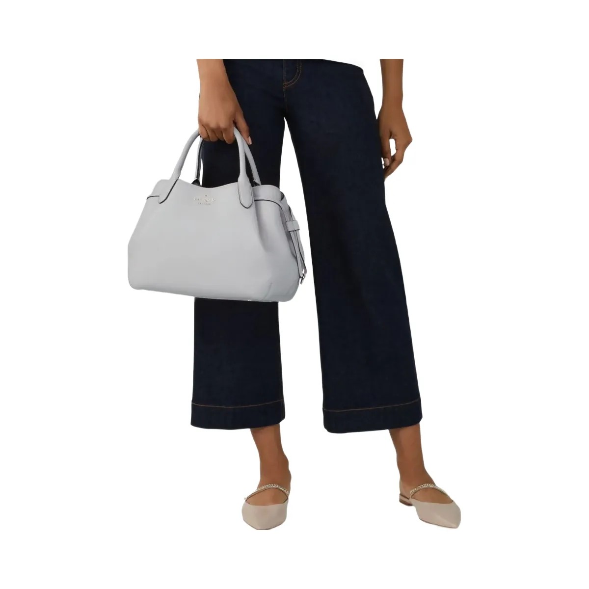 Kate Spade Dumpling Large Satchel Mountain Grey - HypeFly India View 2