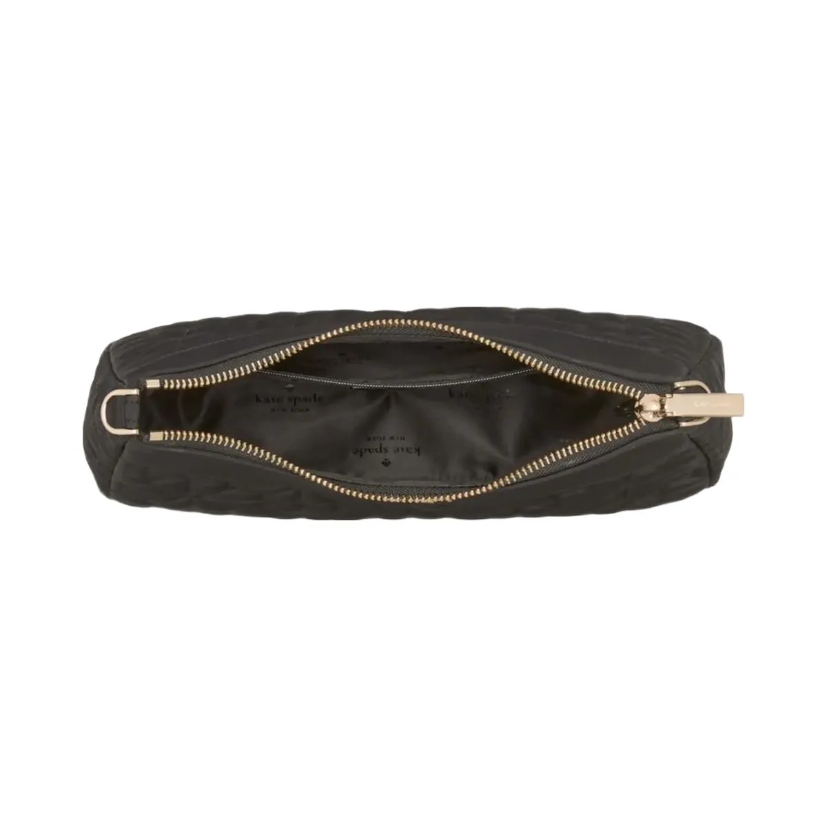 Kate Spade Flower Quilted Fabric Convertible Crossbody Black - HypeFly India View 5