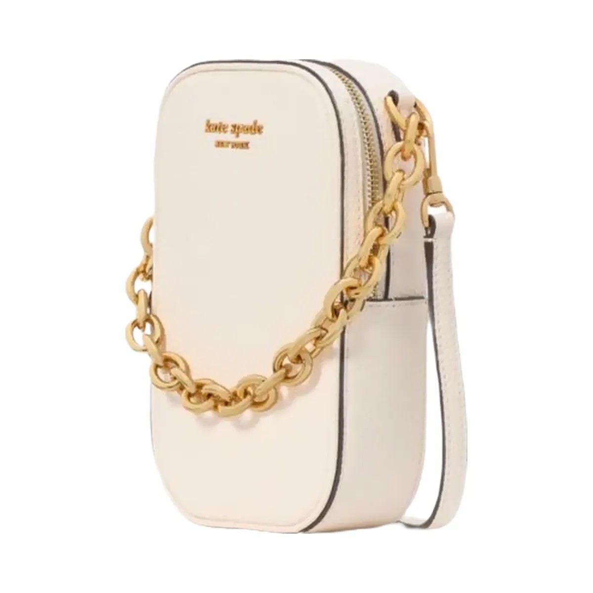 Kate Spade Jolie Chain Phone Crossbody Parchment - HypeFly India View 4