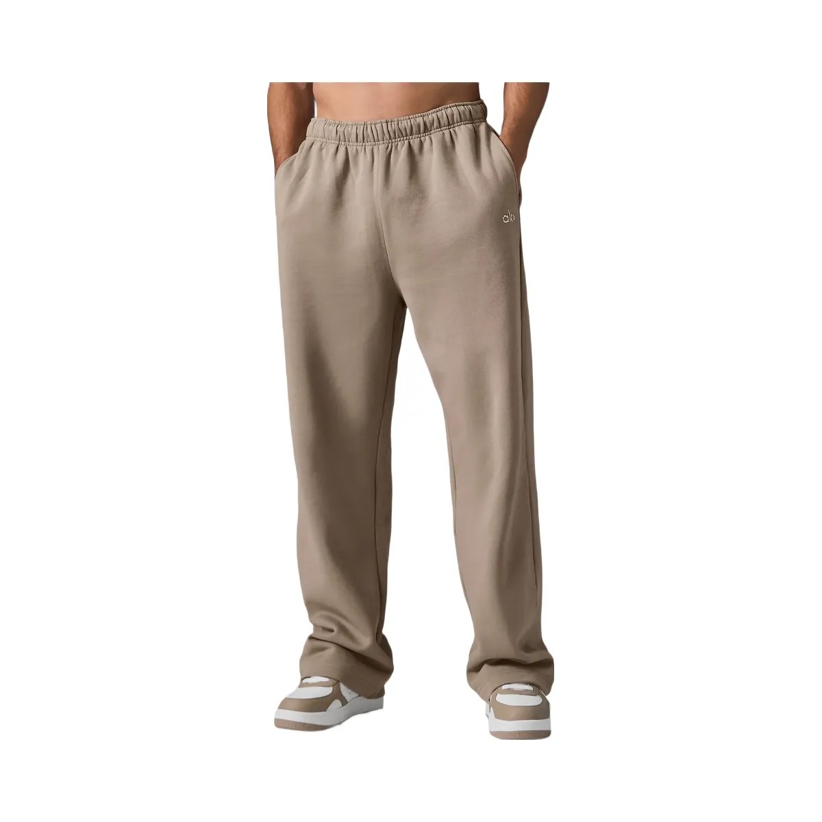 Alo Men's Accolade Straight Leg Sweatpant - Gravel - HypeFly India View 2