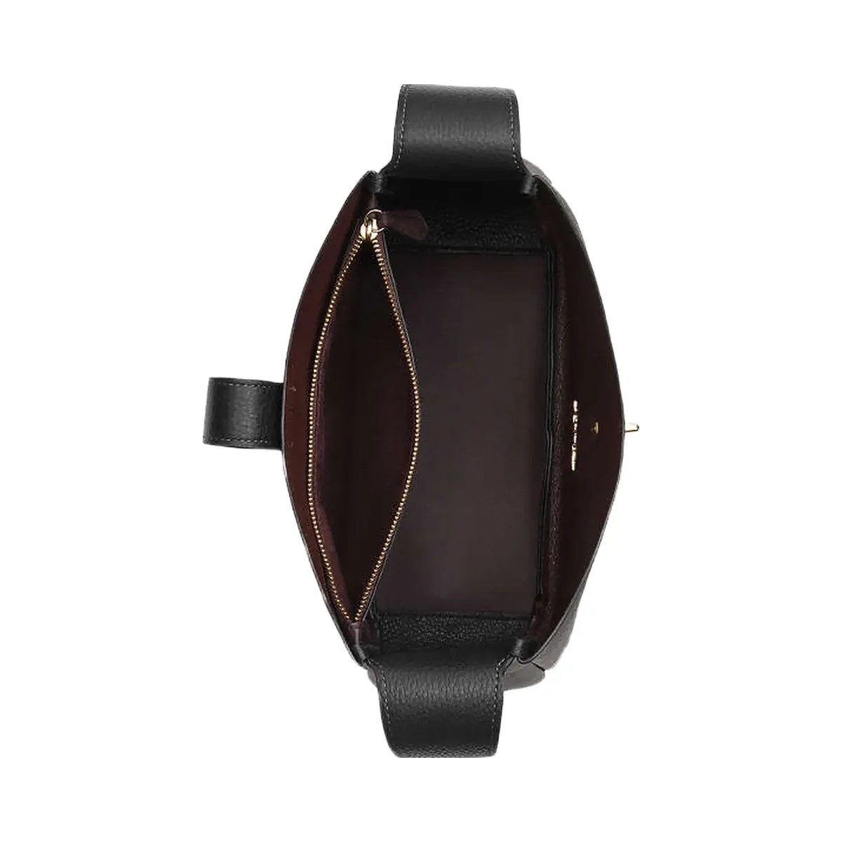 Coach Hadley Convertible Crossbody Bag Pebbled Leather-Gold-Black - HypeFly India View 4