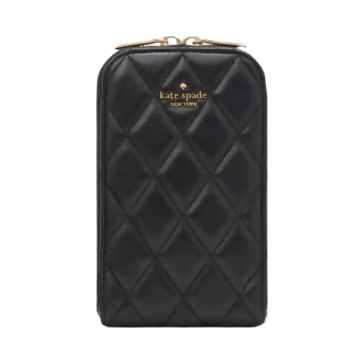Kate Spade Carey Quilted North South Phone Crossbody Black - HypeFly India View 1