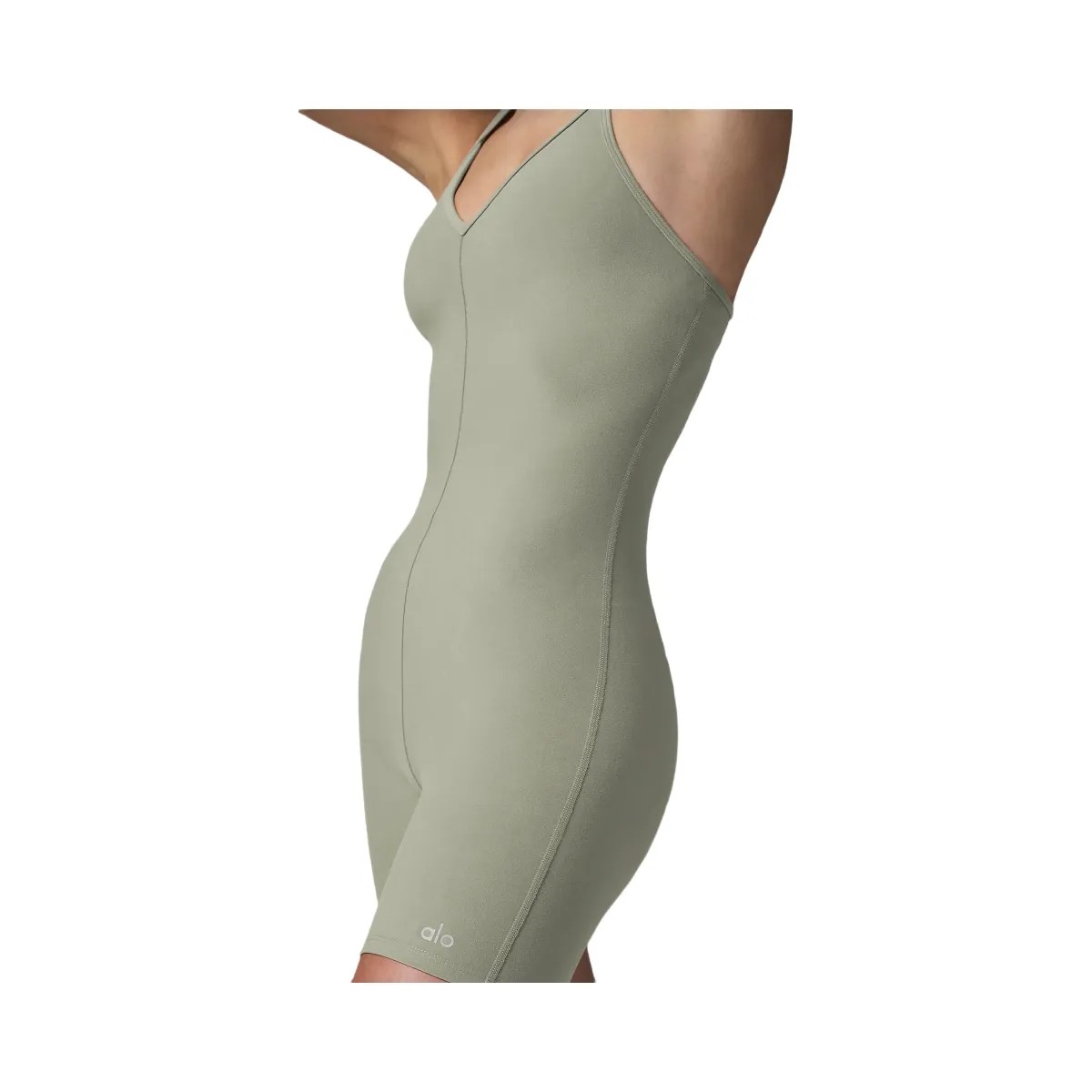 Alo Women's Alosoft Suns Out Onesie - Limestone - HypeFly India View 3