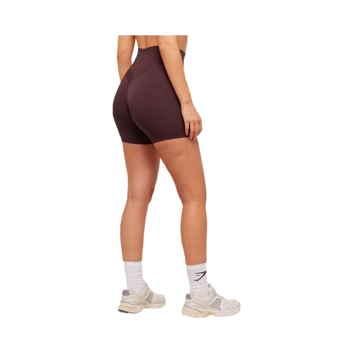 Gymshark Whitney Shorts - Cherry Purple - HypeFly India View 2
