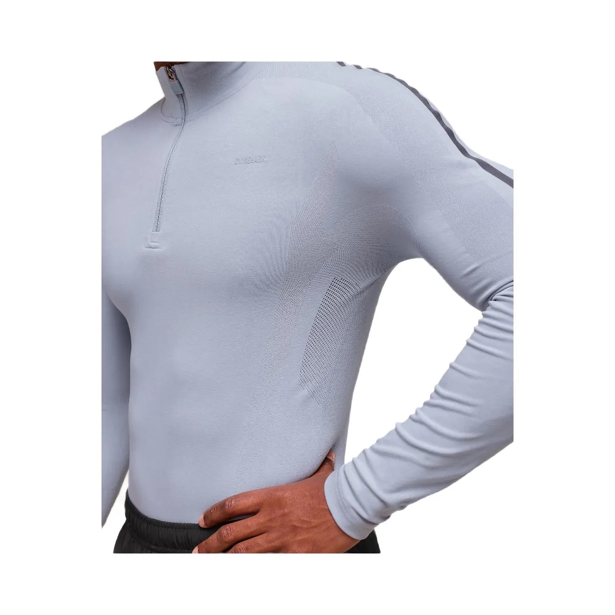 Gymshark everywear Warp Knit 1/4 Zip - Pale Blue - HypeFly India View 6