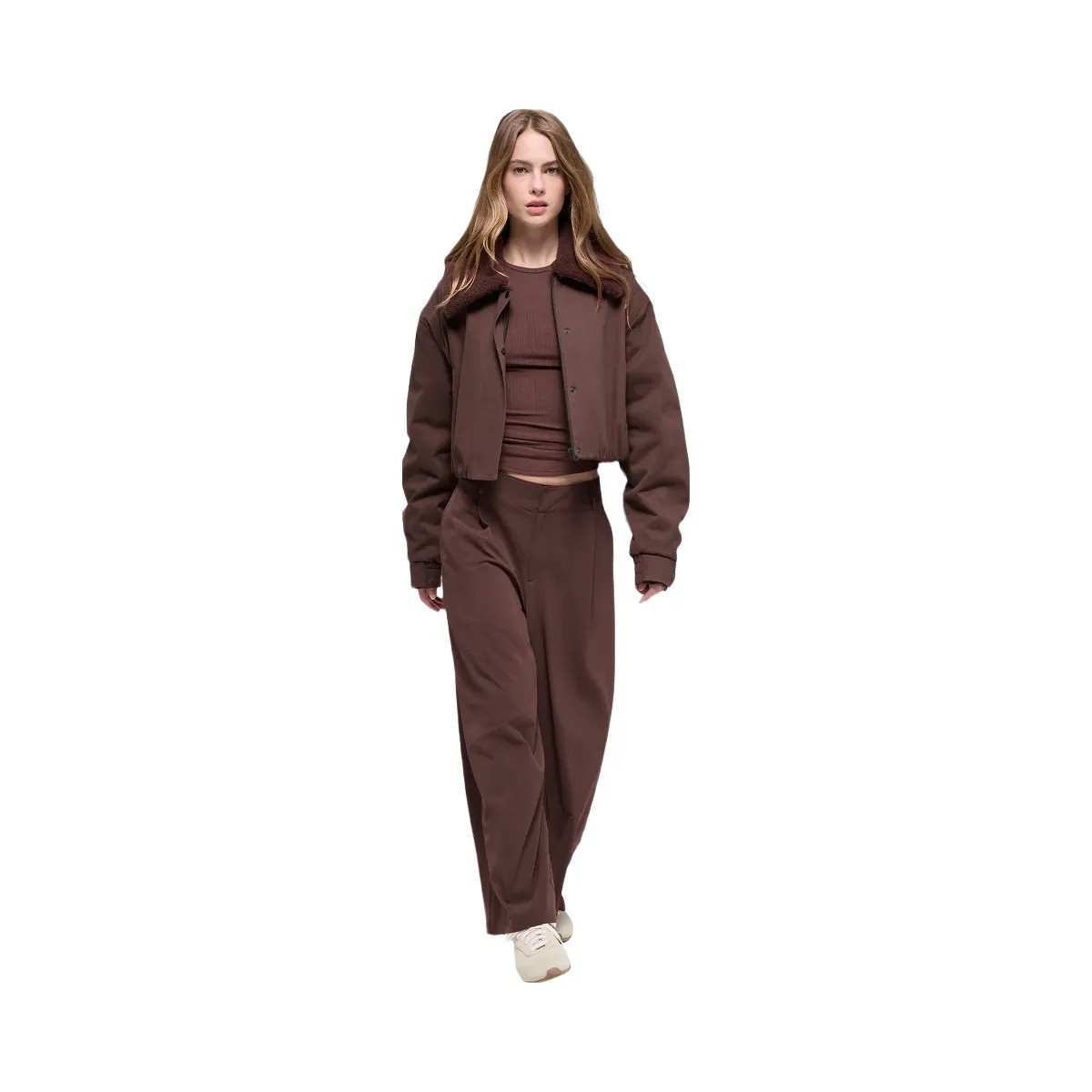 Alo Women's Navigator Jacket - Brownstone - HypeFly India View 5