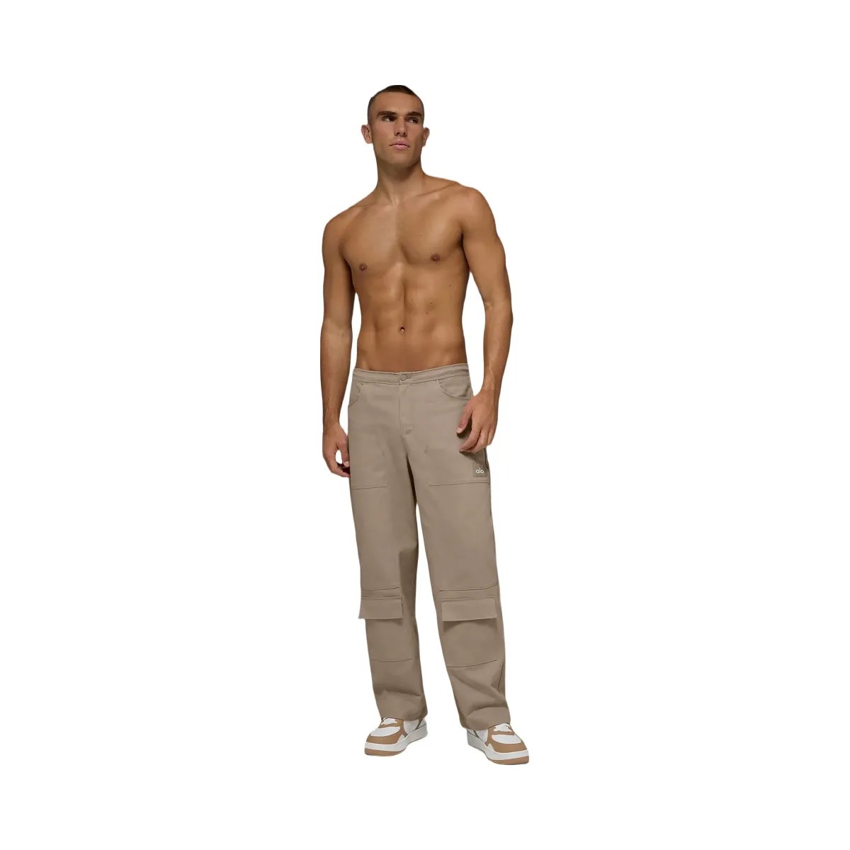Alo Men's Cotton Canvas Carpenter Pant - Gravel - HypeFly India View 1