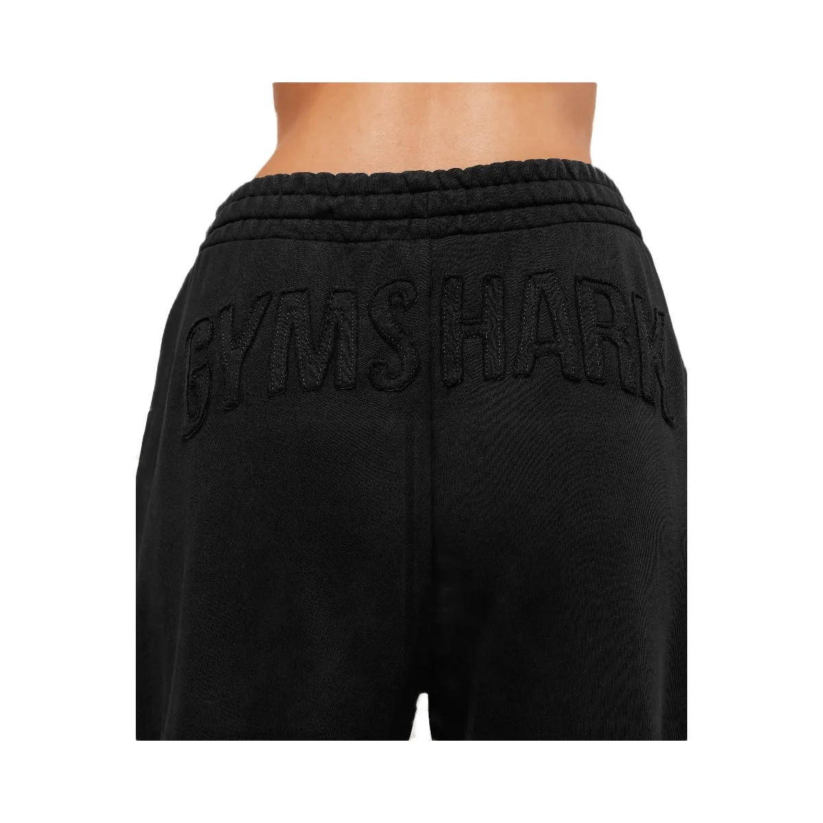 Gymshark Power Washed Joggers - Black/Acid Wash Small Ball - HypeFly India View 4