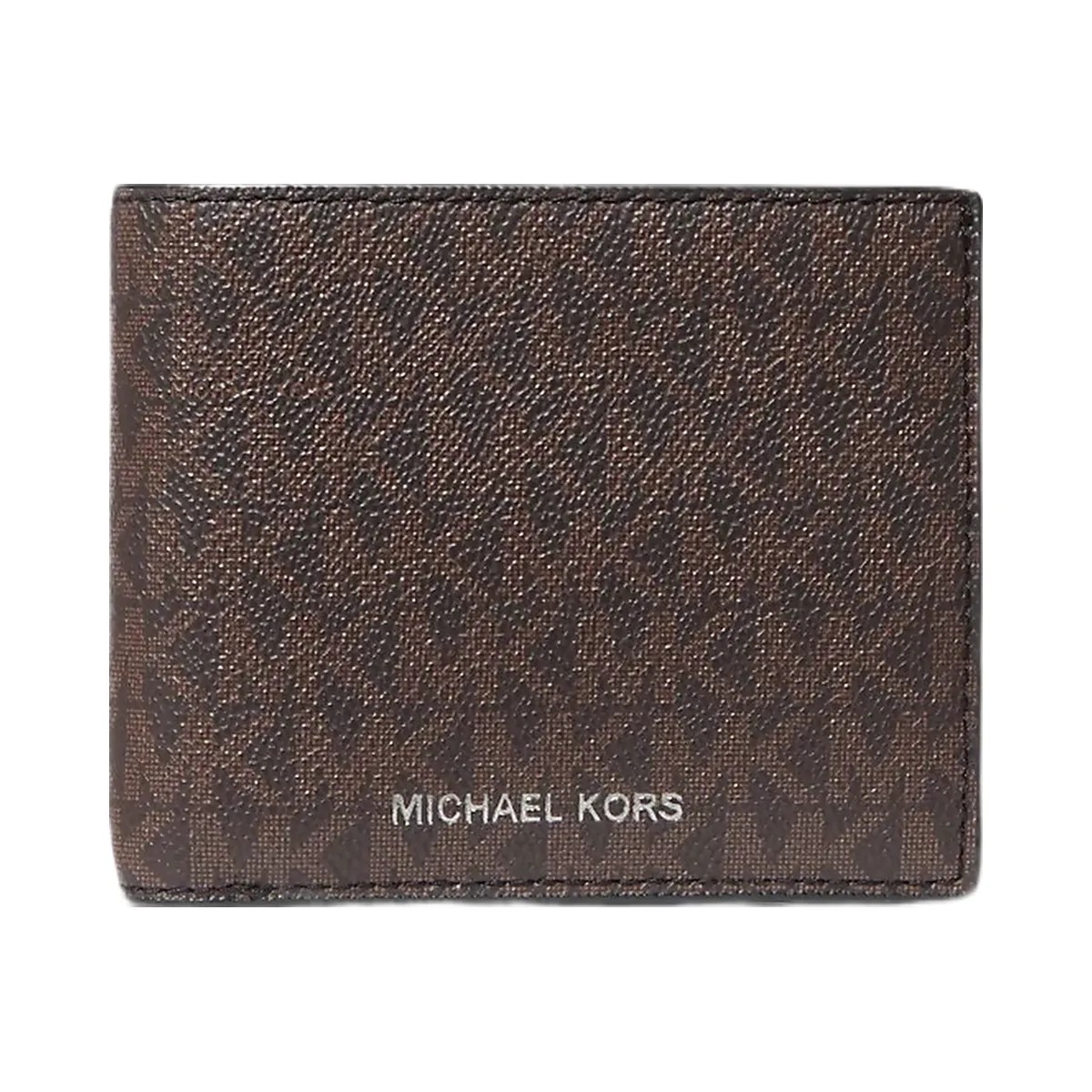 Michael Kors Cooper Logo Billfold Wallet With Passcase Brown-Black - HypeFly India View 1
