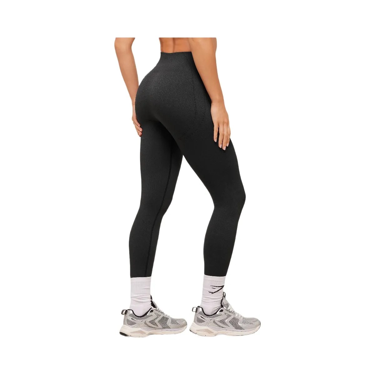Gymshark VItal Warm Leggings - Black Marl - HypeFly India View 2