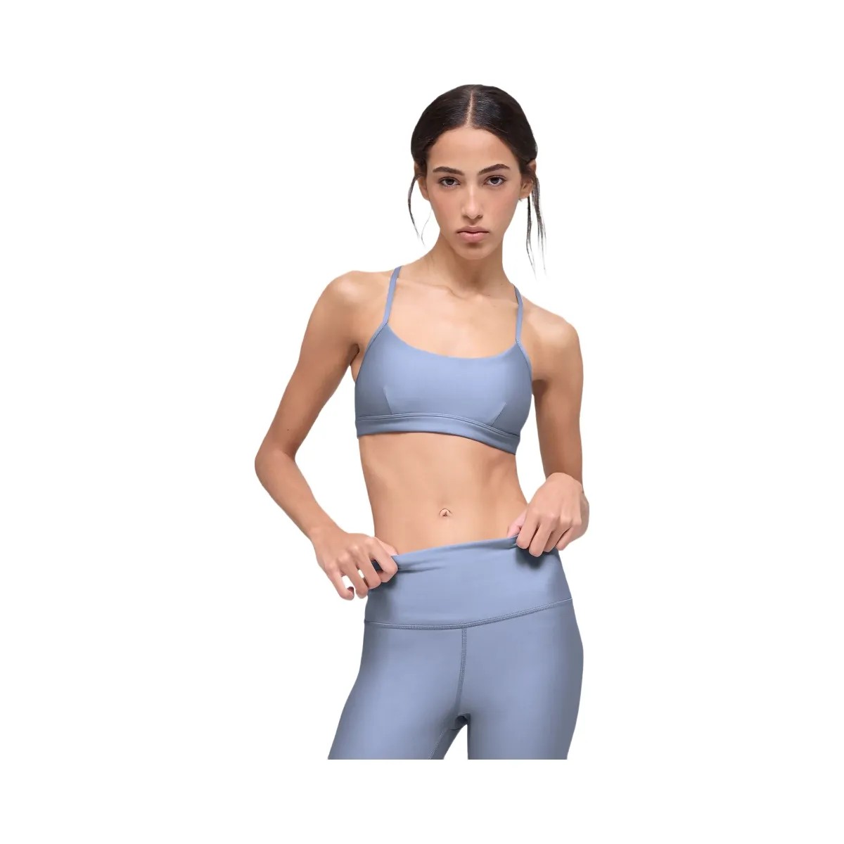 Alo Women's Airlift Intrigue Bra - Winter Frost - HypeFly India View 1