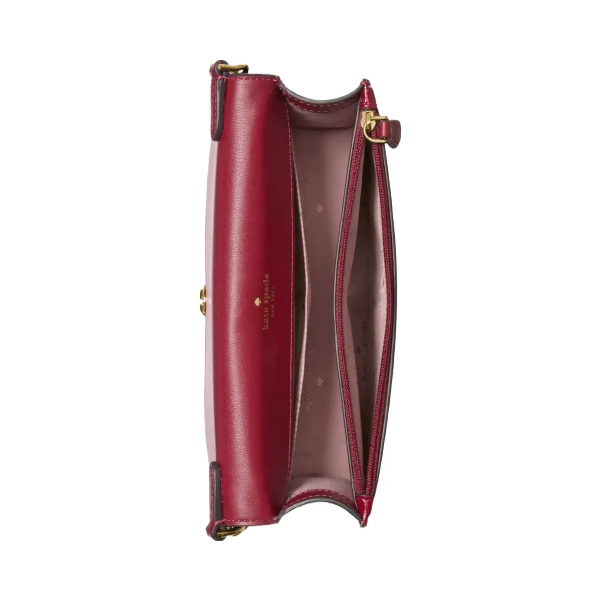 Kate Spade Madison Willow Mini Flap Crossbody Red Jam - HypeFly India View 3