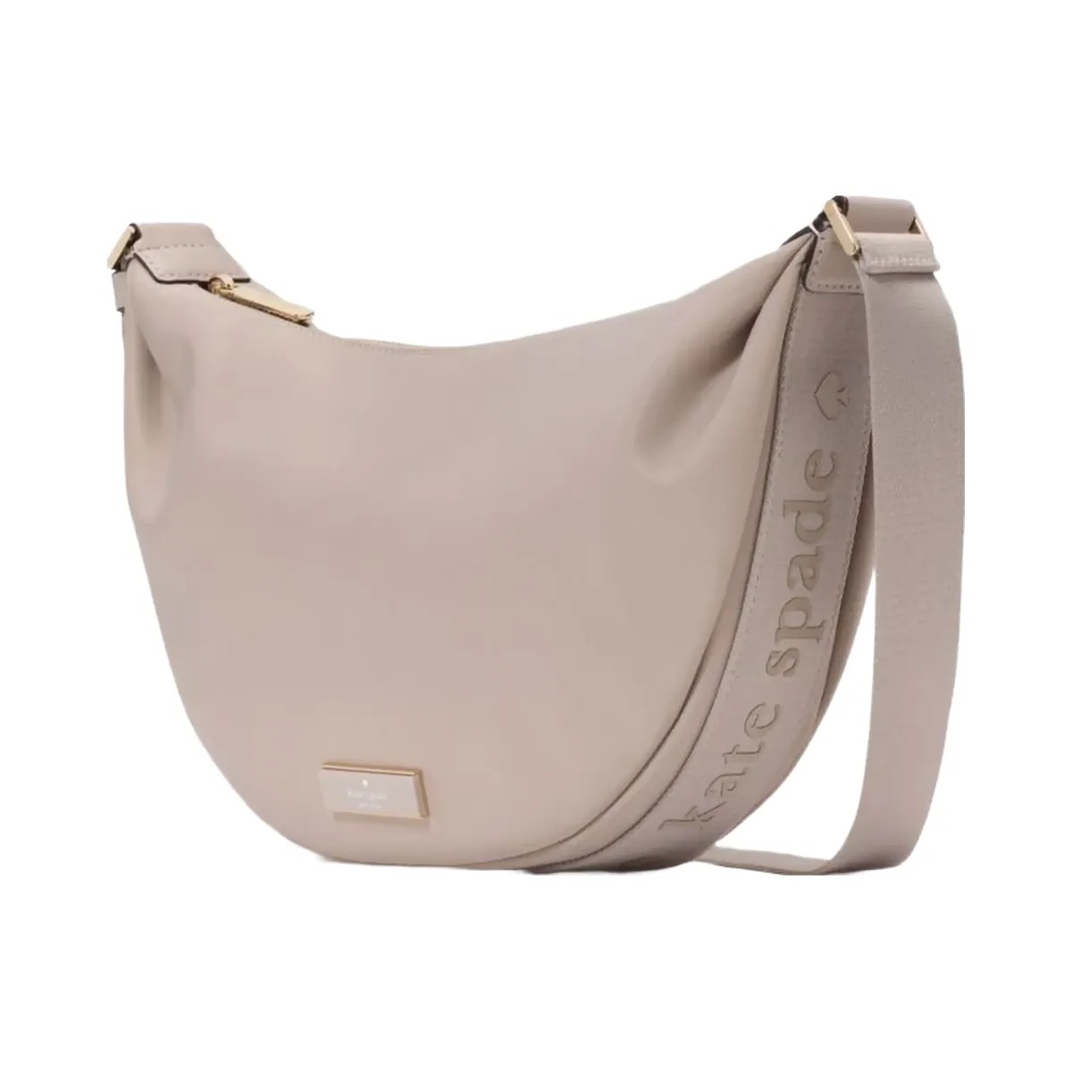 Kate Spade Carter Nylon Medium Sling Bag Cozy Grey - HypeFly India View 3