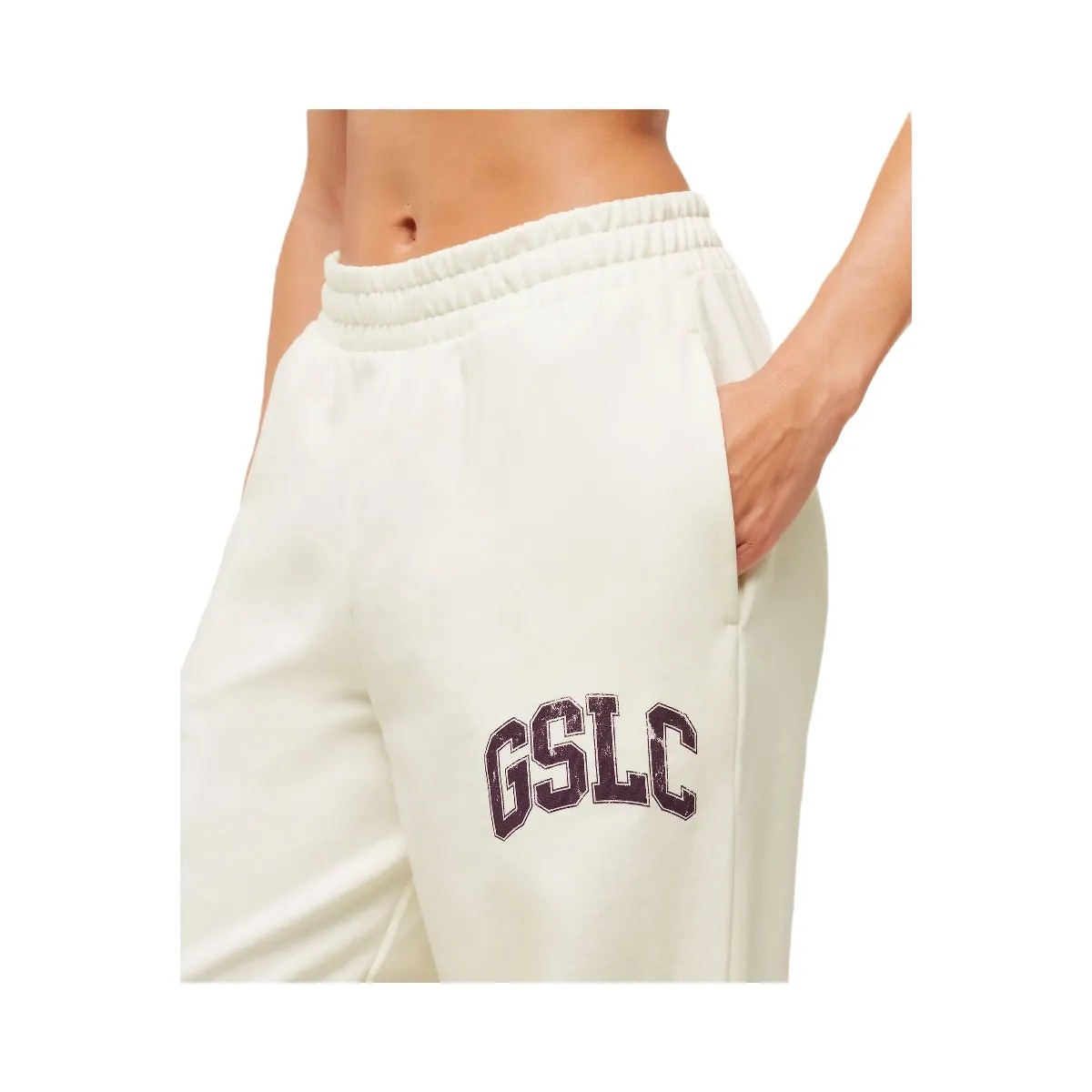 Gymshark GSLC Lifting Club Straight Leg Joggers - Soft White - HypeFly India View 5