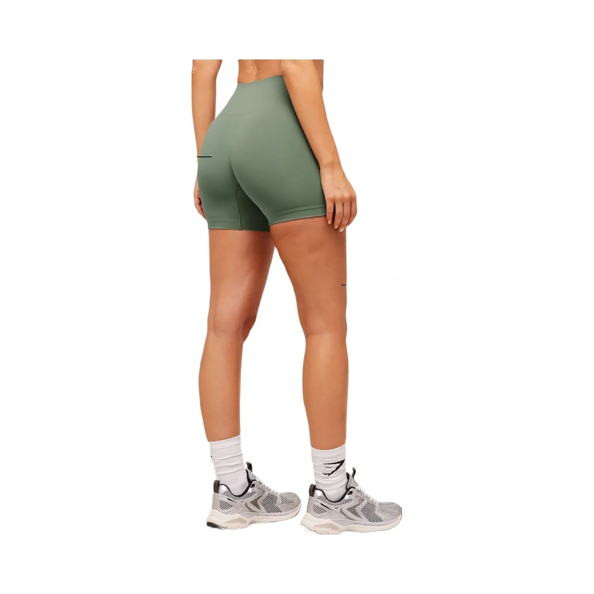 Gymshark Soft Sculpt Shorts - Unit Green - HypeFly India View 2
