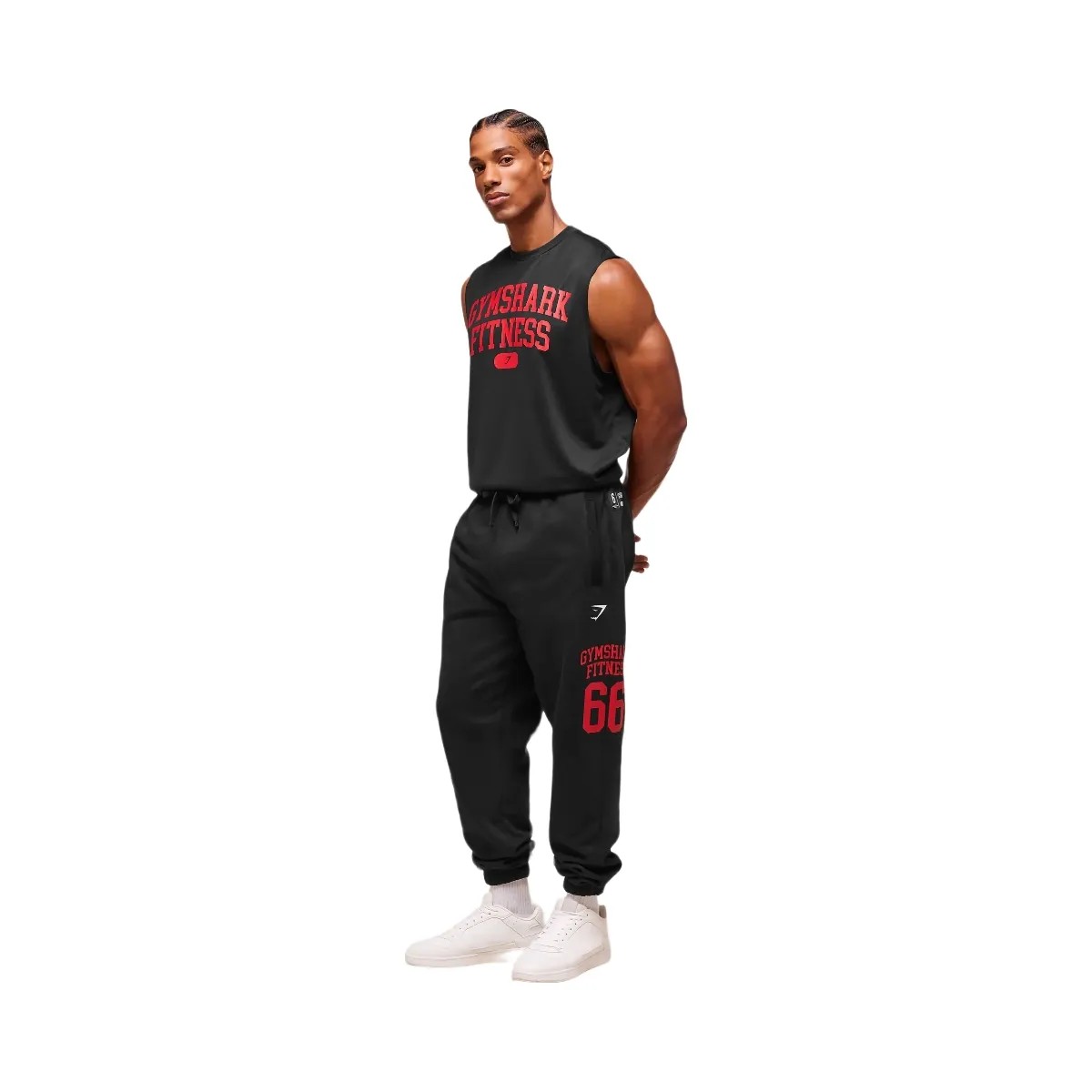Gymshark Campus Oversized Jogger - Black - HypeFly India View 2