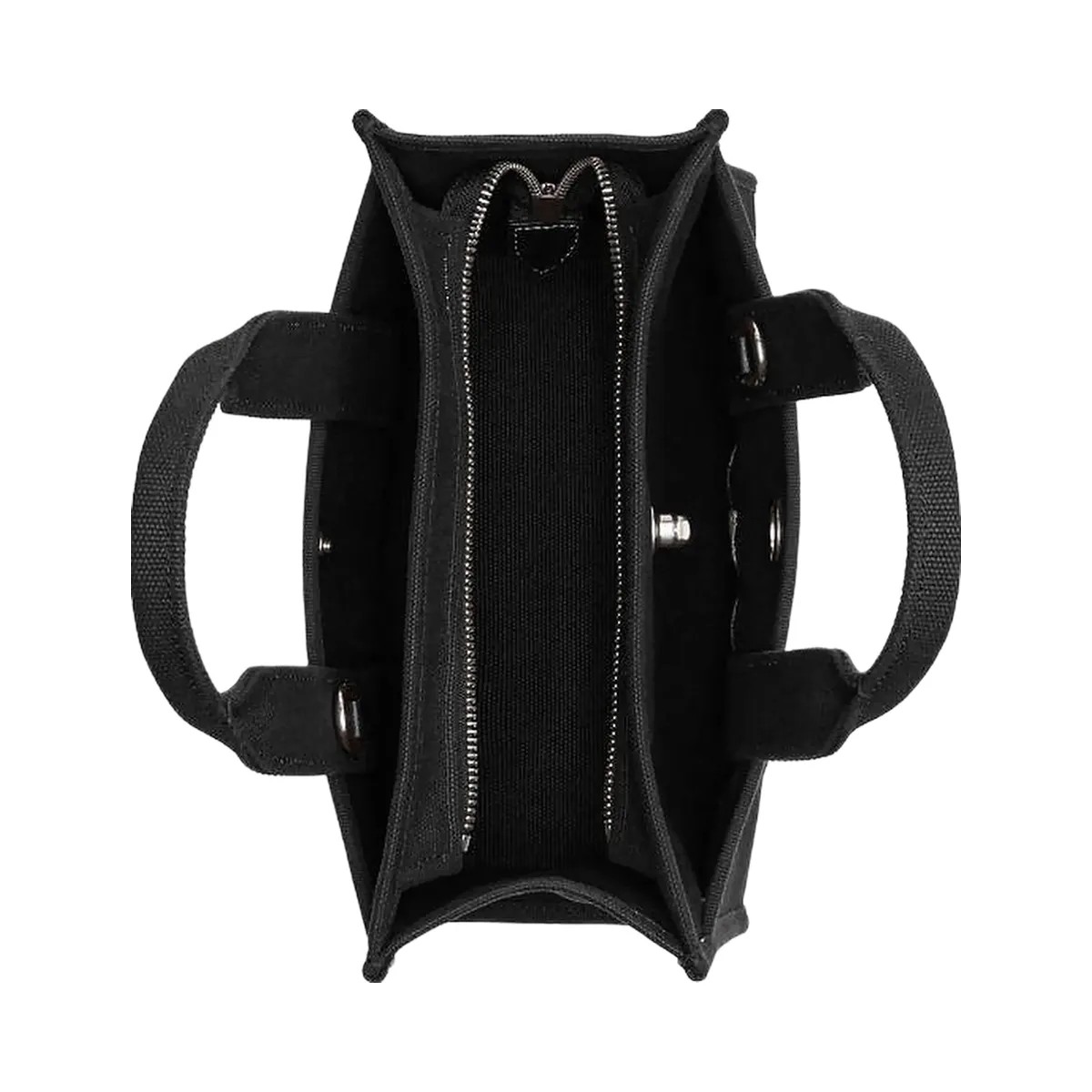 Coach Cargo Tote Bag 26 Canvas-Silver-Black - HypeFly India View 2