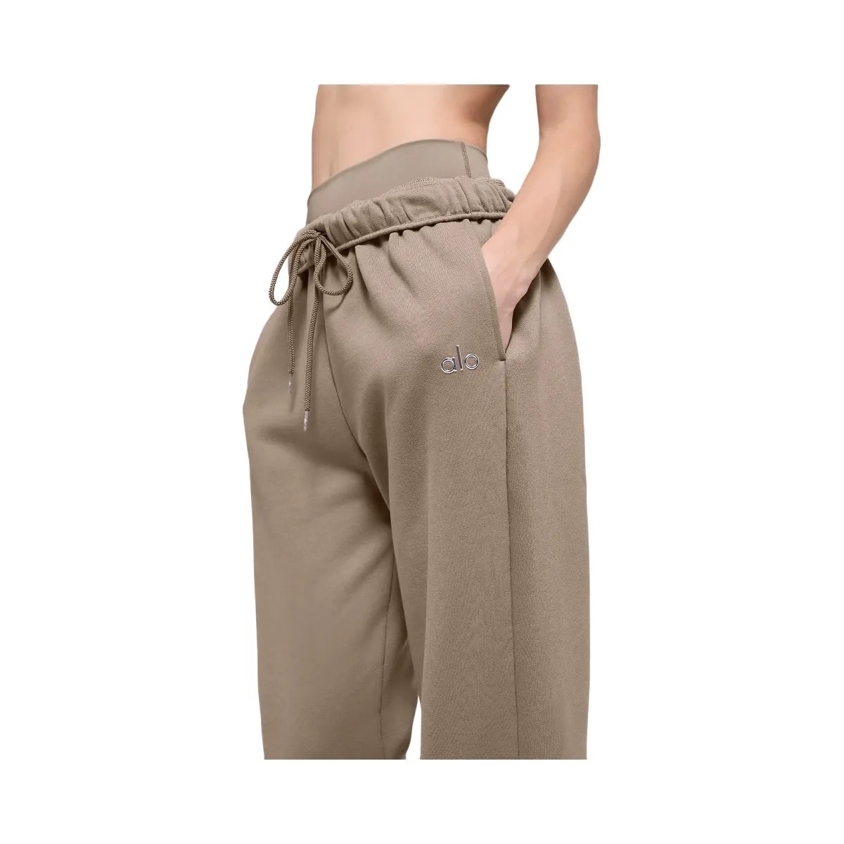 Alo Accolade Straight Leg Sweatpant - Gravel - HypeFly India View 3