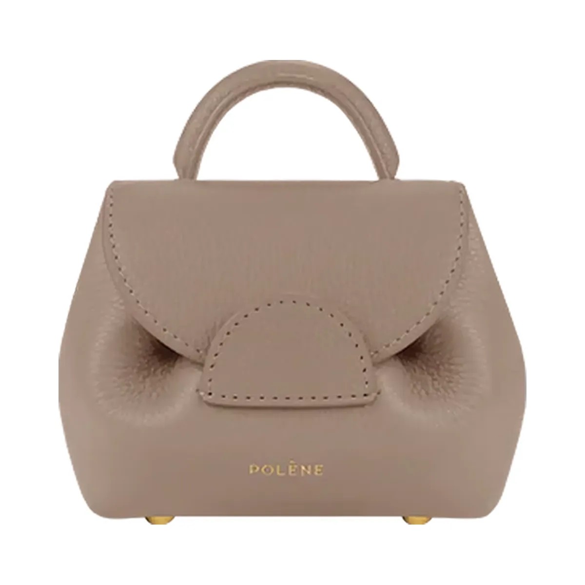 Polene Numero Un Micro Textured Taupe - HypeFly India View 1