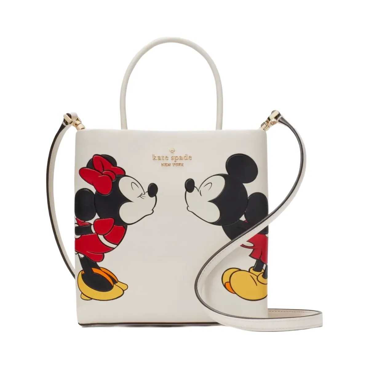 Kate Spade Disney X Kate Spade New York Minnie Mini Tote Parchment Multi - HypeFly India View 1