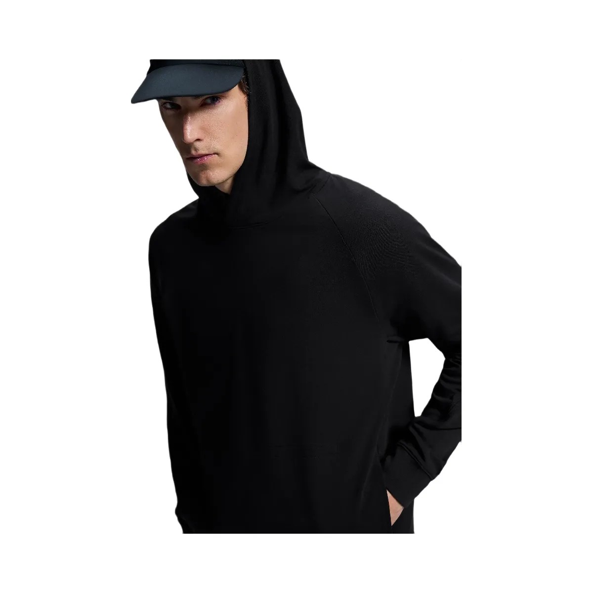 On Studio Hoodie Black - HypeFly India View 4