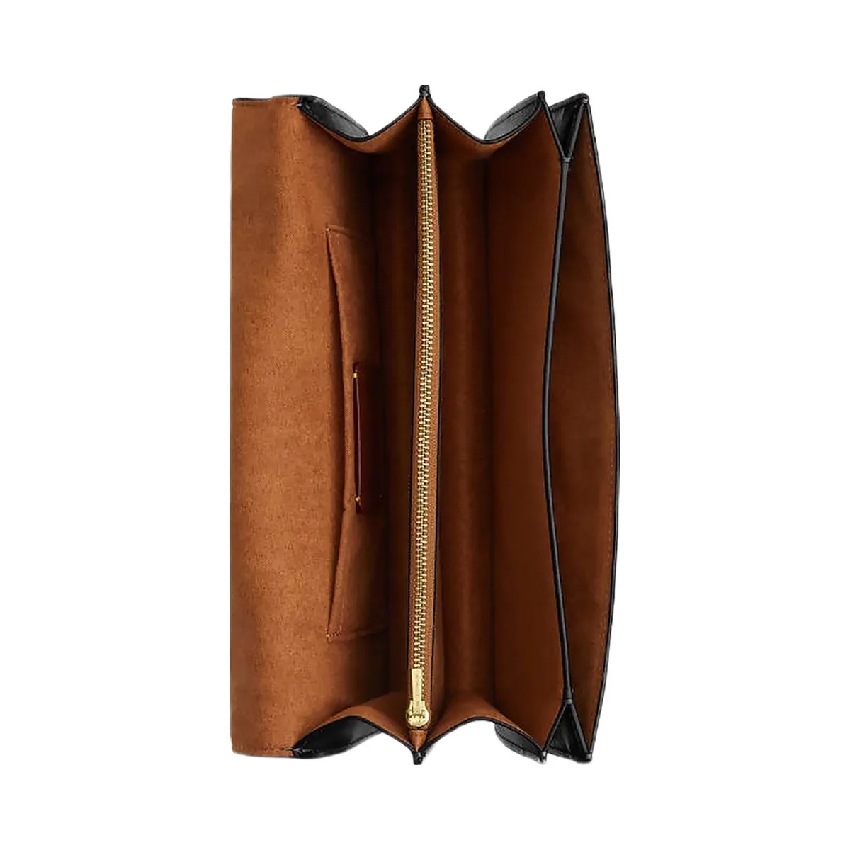 Coach Klare Envelope Crossbody Bag Calf Leather-Gold-Black - HypeFly India View 3