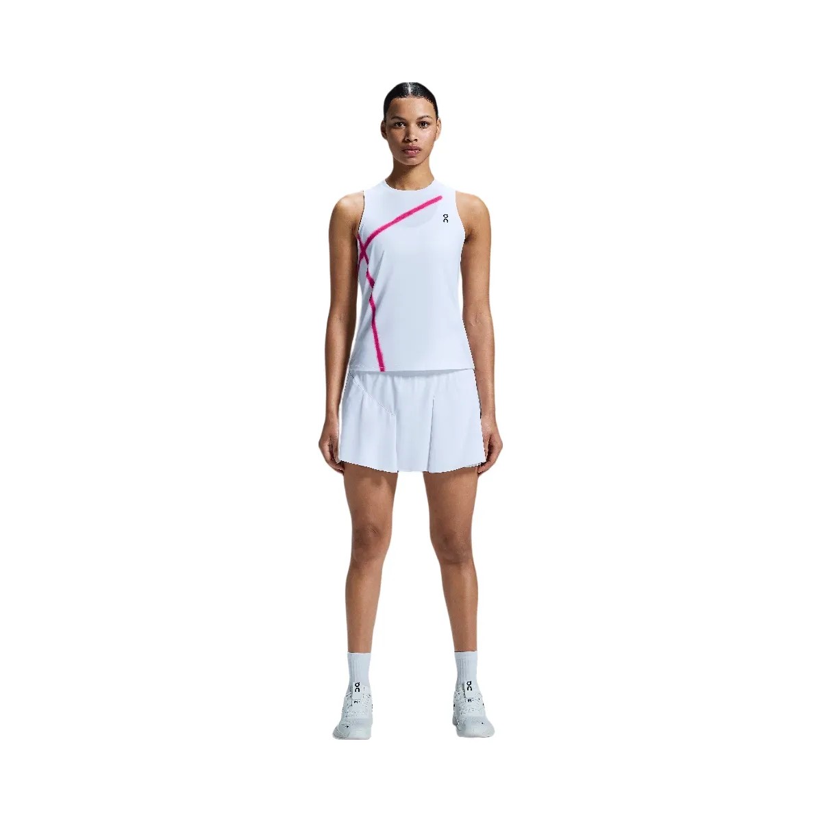On Court Skirt White  - HypeFly India View 2
