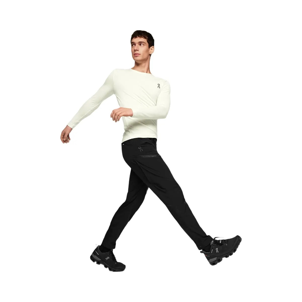 On Trek Pants Black - HypeFly India View 2