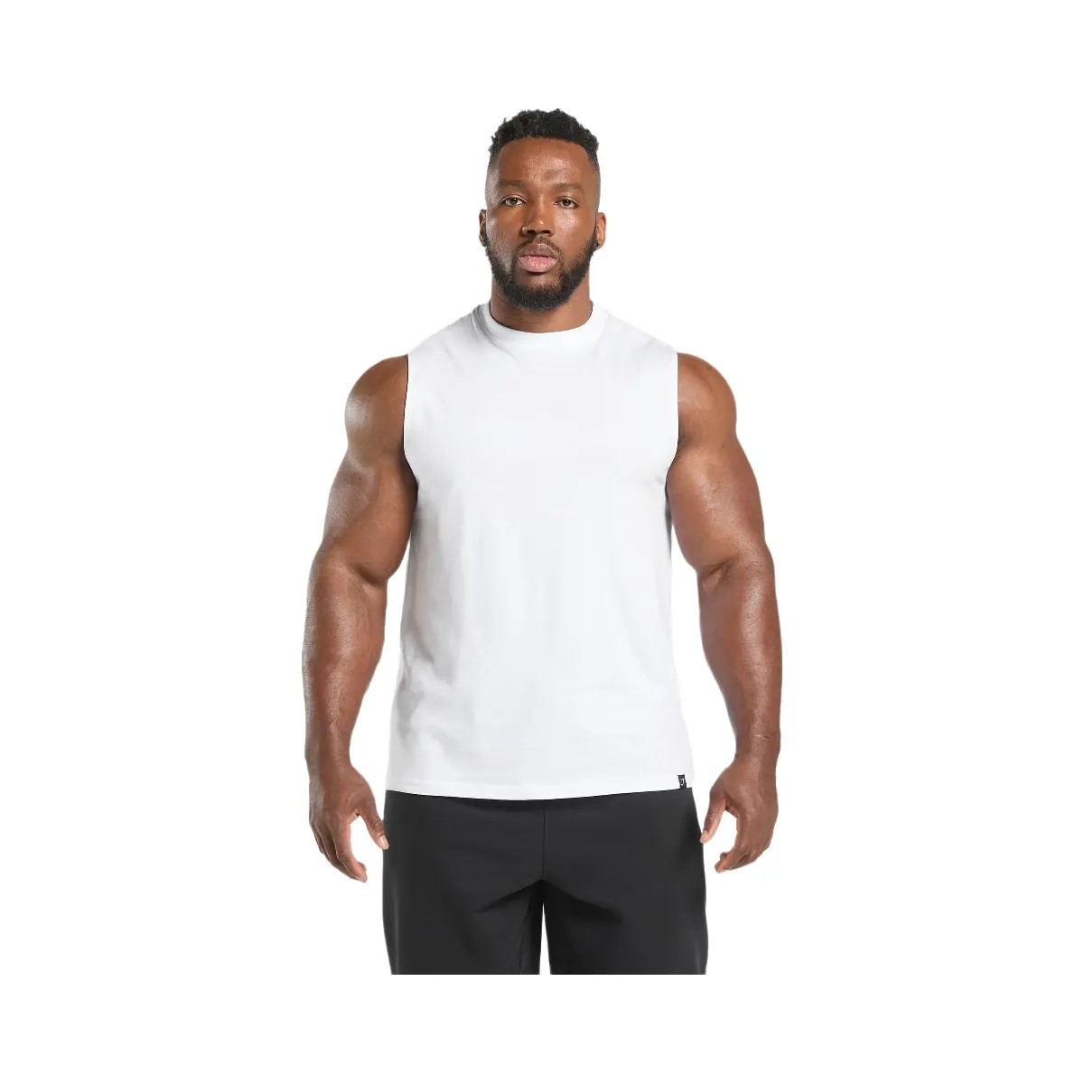 Gymshark Everyday Tank 2 Pack - White/Black - HypeFly India View 5