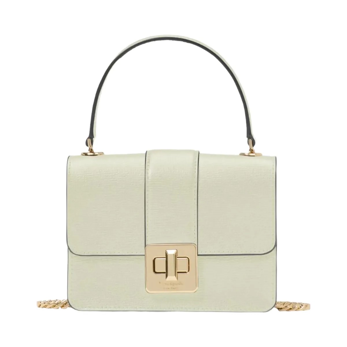Kate Spade Phoebe Turnlock Mini Flap Crossbody Sage Bundle - HypeFly India View 1