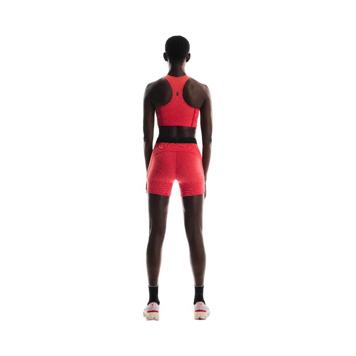 On Pace Tights Short Red - HypeFly India View 3
