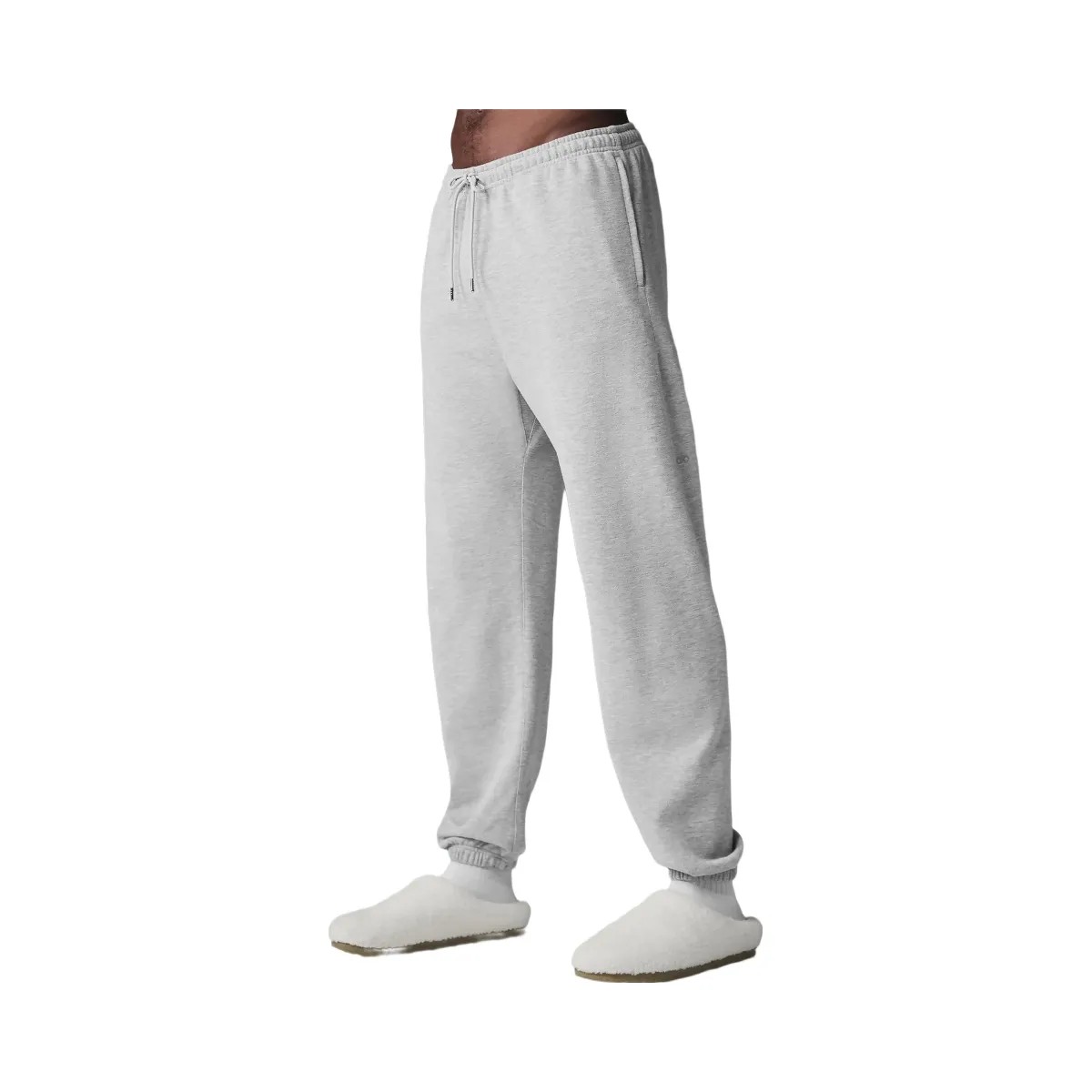 Alo Men's Chill Sweatpant - Athletic Heather Grey - HypeFly India View 1