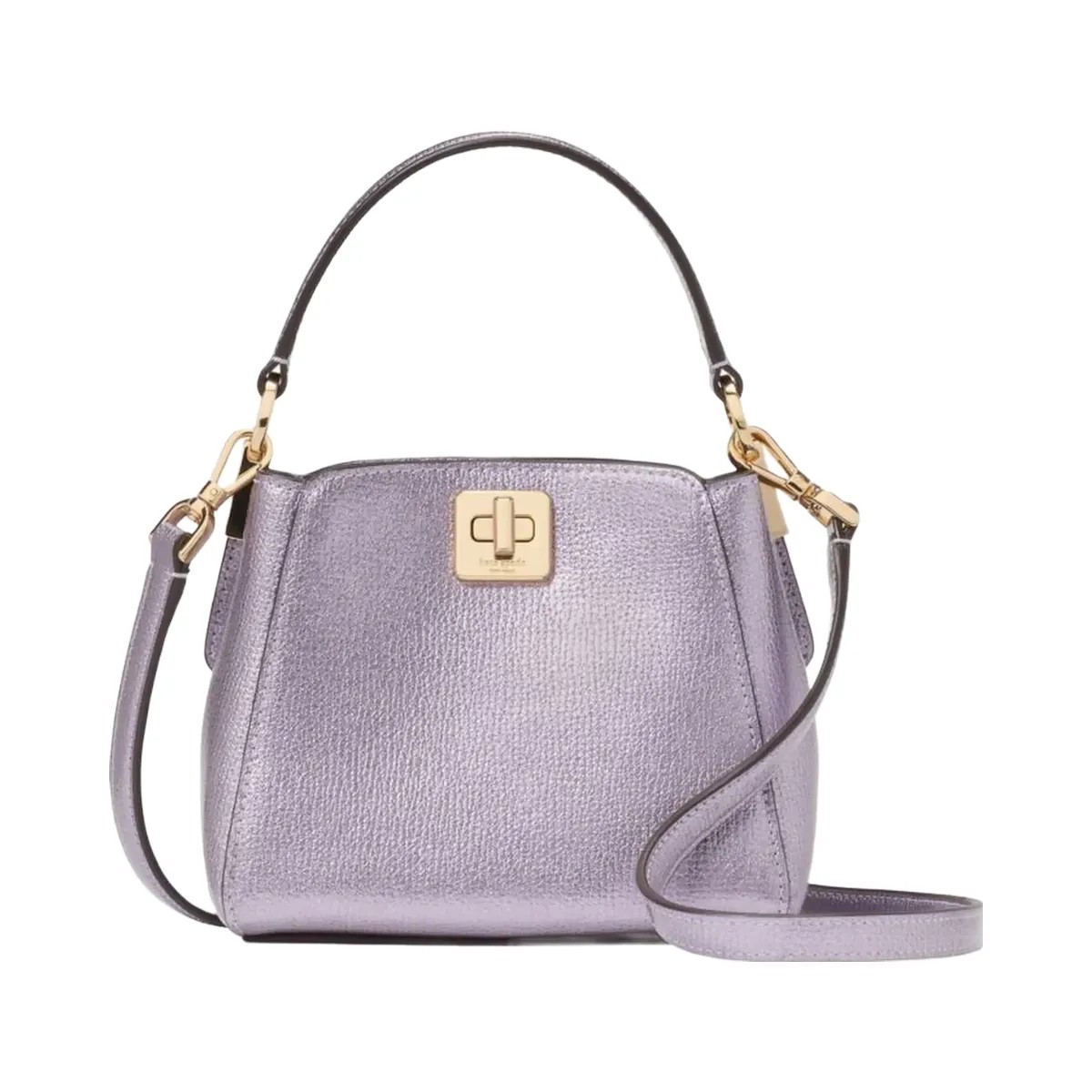 Kate Spade Phoebe Metallic Mini Top Handle Crossbody Light Candied Flower - HypeFly India View 1