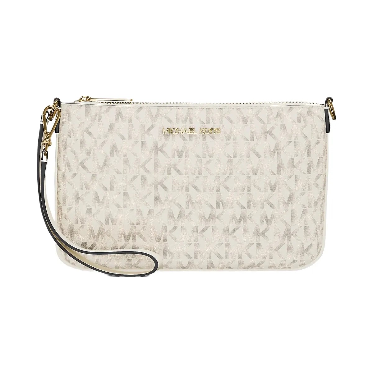 Michael Kors Jet Set Small Signature Logo Convertible Wristlet Lt Crm Multi - HypeFly India View 1