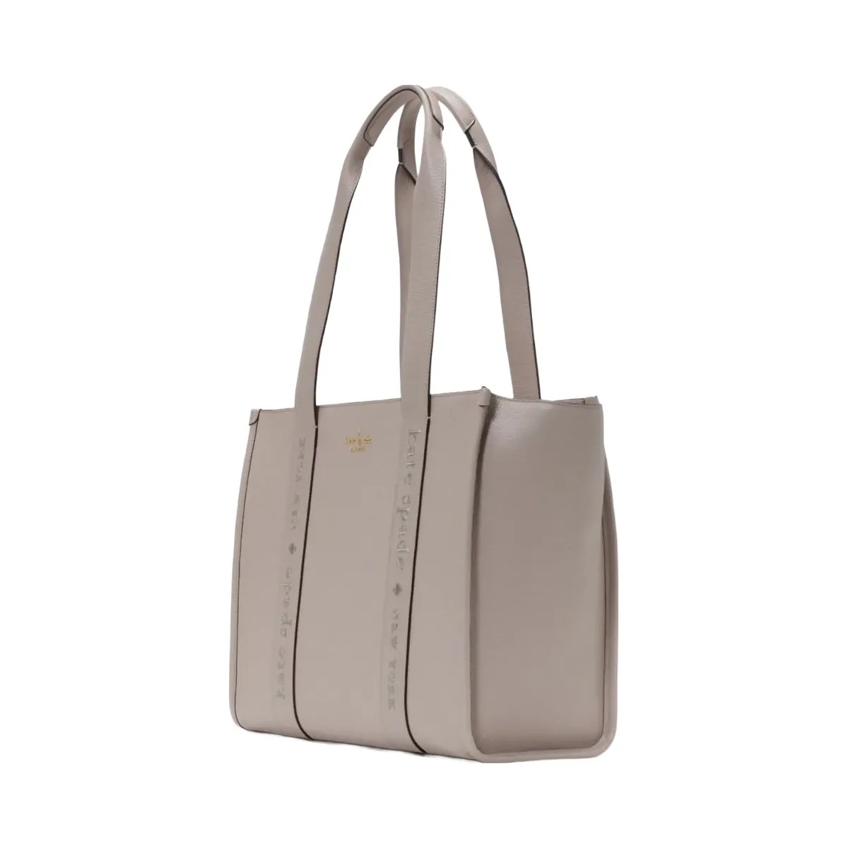 Kate Spade Kip Leather Large Tote Cozy Grey - HypeFly India View 3