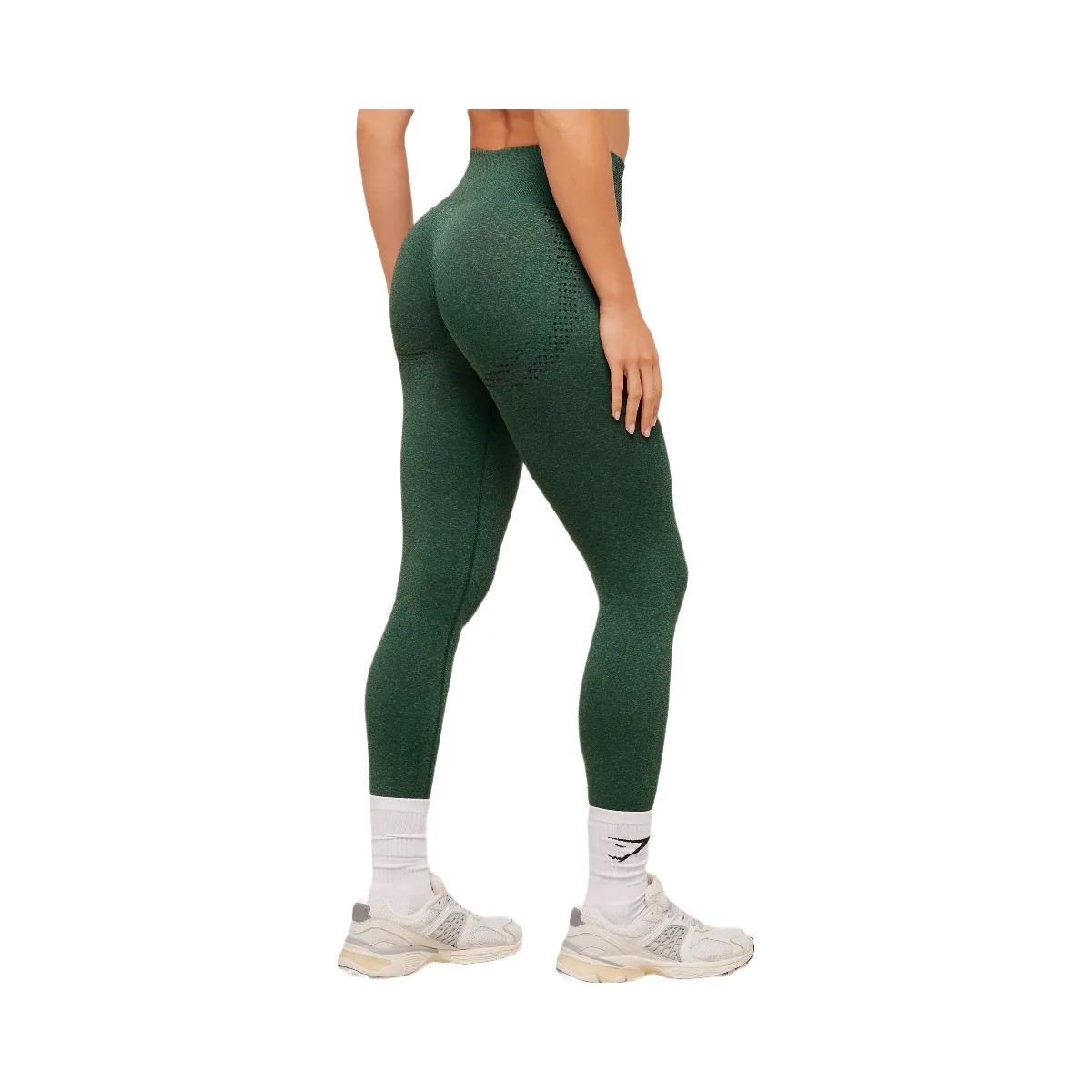 Gymshark Vital Soft Leggings - GS Lift Green/ Marl - HypeFly India View 2