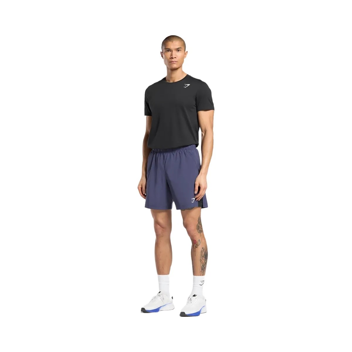 Gymshark Sport  7" Shorts - Weighted Purple/Black - HypeFly India View 4